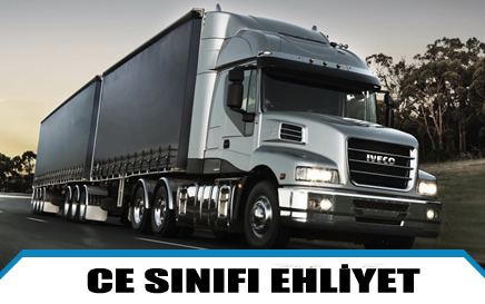 CE Sınıfı Kamyon Ehliyeti